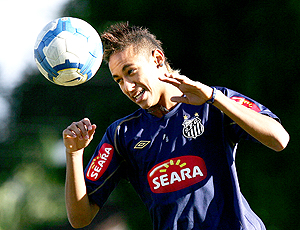 Neymar treino Santos