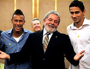encontro lula presidente Brasil neymar ganso santos