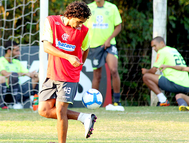 Diogo, treino. Flamengo