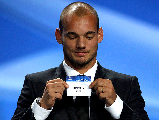 Sneijder, sorteio da UEFA