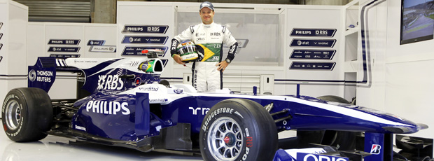 Rubens Barrichello macacão carro Williams 300 GPs Bélgica
