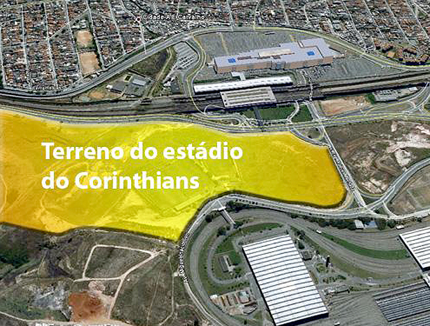 Terreno estádio Corinthians
