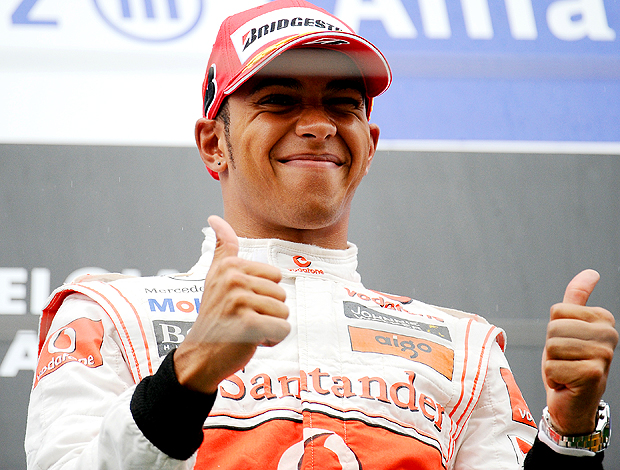 Hamilton, pódio do GP Bélgica. Fórmula 1
