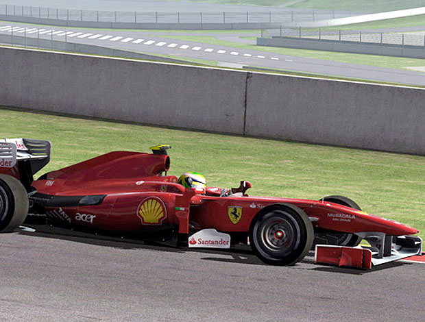 simulador jogo virtual da Ferrari
