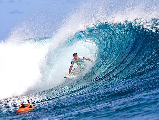 Andy Irons no surfe do Mundial Taiti