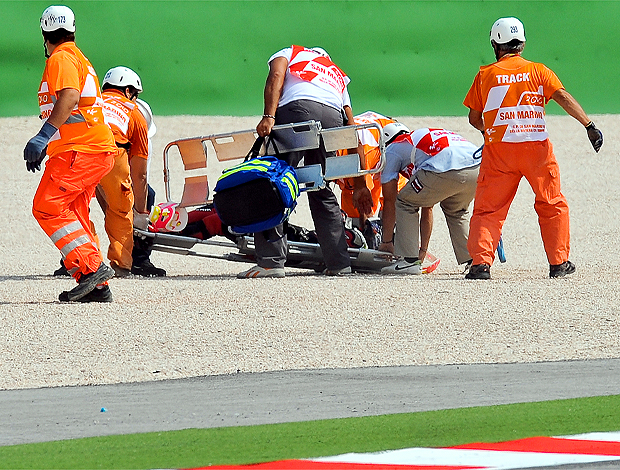 Tomizawa, acidente Moto 2. GP San Marino