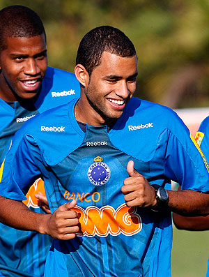 Pablo no treino do Cruzeiro