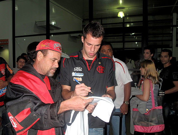 Chegada Flamengo Marcelo Lomba