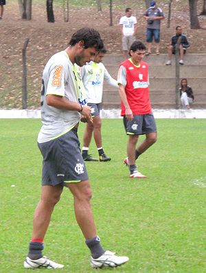 Rodrigo Alvim,  Ronaldo Angelim. Treino do Flamengo
