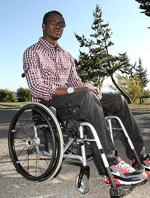 Kodjovi Obilale goleiro Togo cadeira de rodas