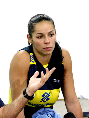Paula Pequeno e Zé Roberto - Treino da seleção brasileira feminina de vôlei