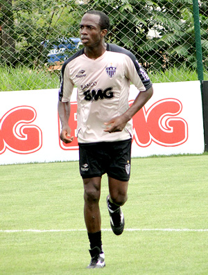 Zé Luis no treino do Atlético-MG