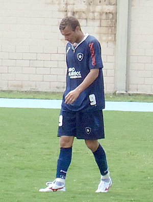 Marcelo Mattos no treino do Botafogo