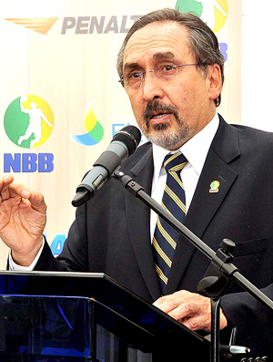 Lançamento do NBB - Presidente da LNB , Kouros Monadjemi