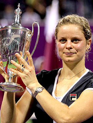 Tênis Kim Clijsters troféu wta de doha