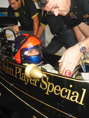 Emerson Fittipaldi pilota a Lotus