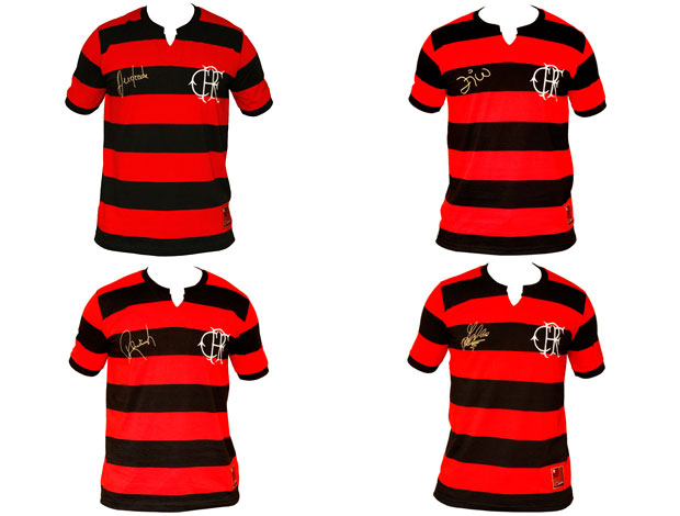 camisa comemorativa Flamengo tri craques
