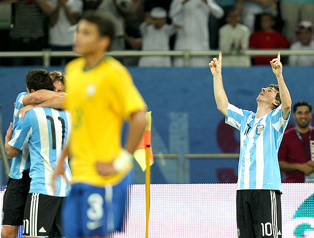 Messi gol Argentina (Foto: AFP)