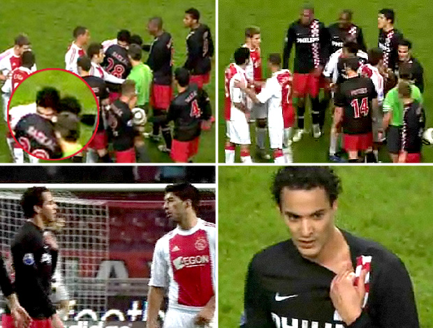 Frame Mordida Luis Suarez PSV x Ajax