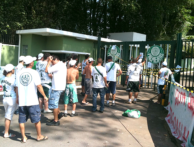 Protesto torcida Palmeiras