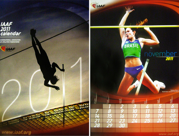 Calendário IAAF Fabiana Murer Atletismo
