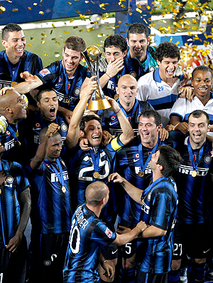 Javier Zanetti taça Inter de Milão Mundial de Clubes
