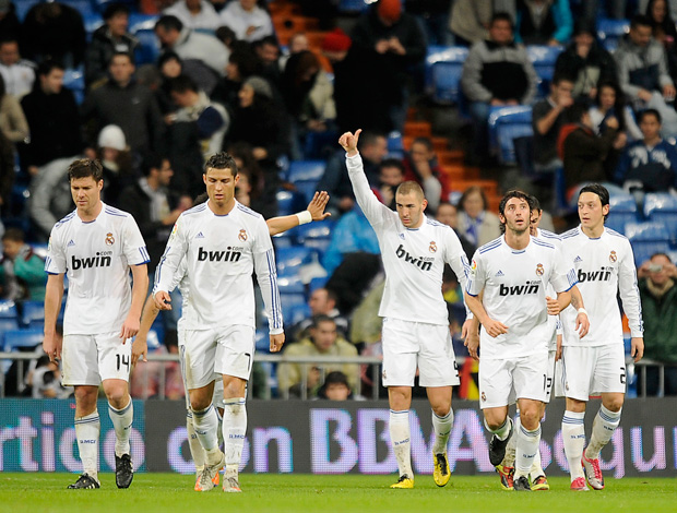 Real Madrid x Levante - Xabi Alonso, Cristiano Ronaldo, Karim Benzema e Mesut Özil