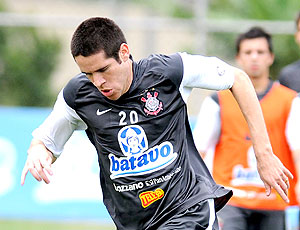 Marcelo Oliveira no treino do Corinthians
