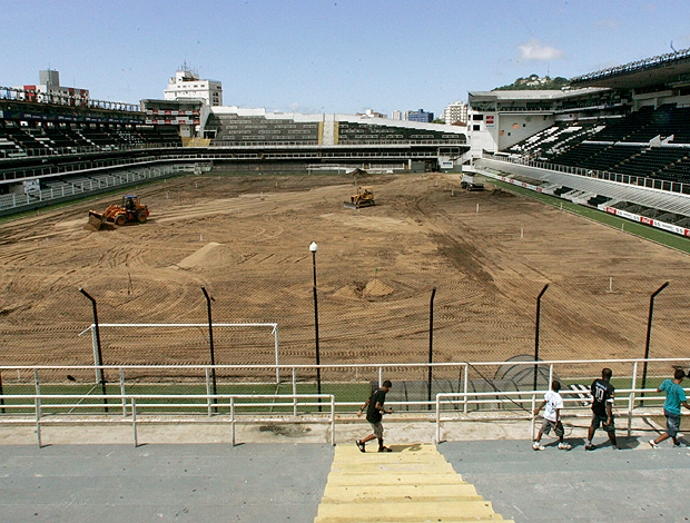 reforma do estádio da Vila Belmiro