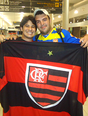 Torcida desembarque Flamengo Londrina