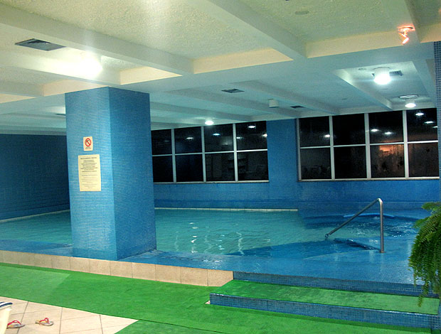 piscina do Hotel do vasco para a pré-temporada