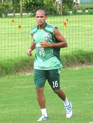 Carlinhos no treino do Fluminense
