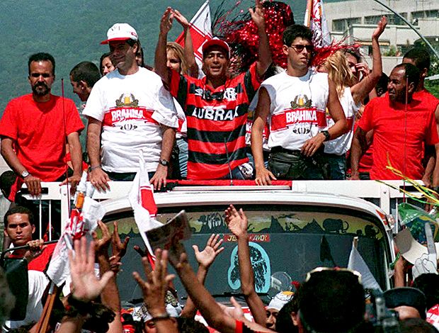 apresentação de Romário no Flamengo em 1995
