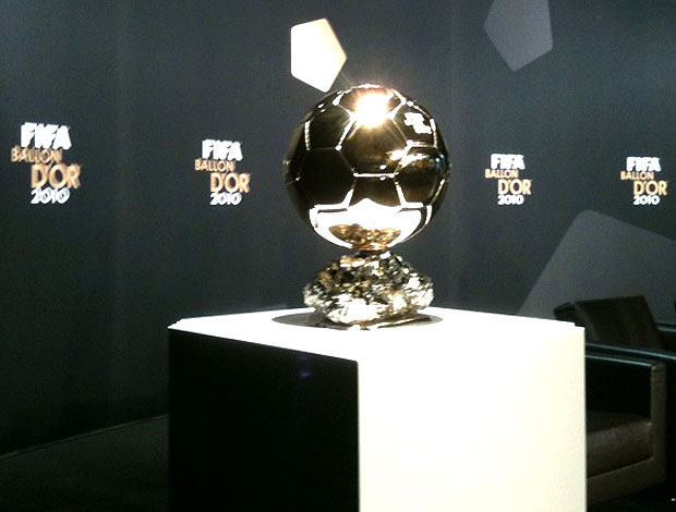 troféu Bola de Ouro no prêmio da FIFA
