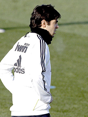 Kaka no treino do Real Madrid com Jose Mourinho (Foto: EFE)
