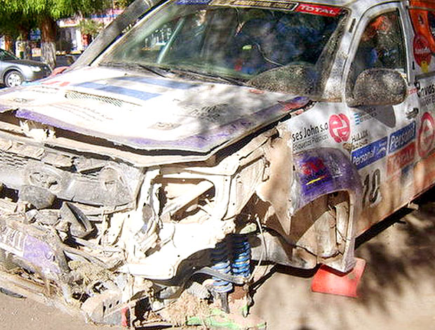 Acidente deixa vítima no Rally Dakar