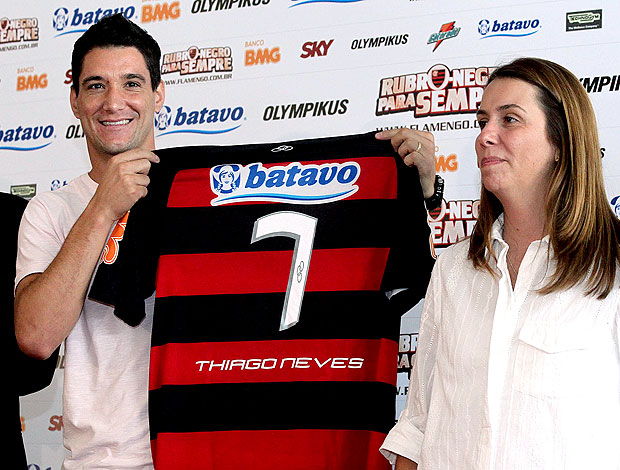Thiago Neves apresentado no Flamengo