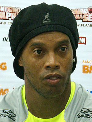 Ronaldinho coletiva Flamengo