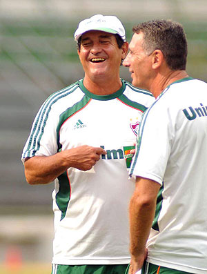 Muricy Ramalho no treino do Fluminense (Foto: Agência Photocâmera)