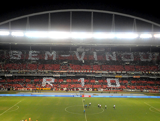 Mosaico Ronaldinho Flamengo (Foto: André Durão / Globoesporte.com)