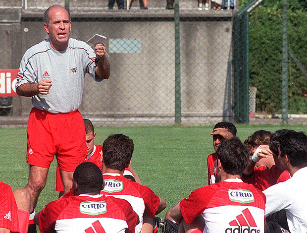 Mário Sérgio treino São Paulo 1998 (Foto: Ag. Estado)