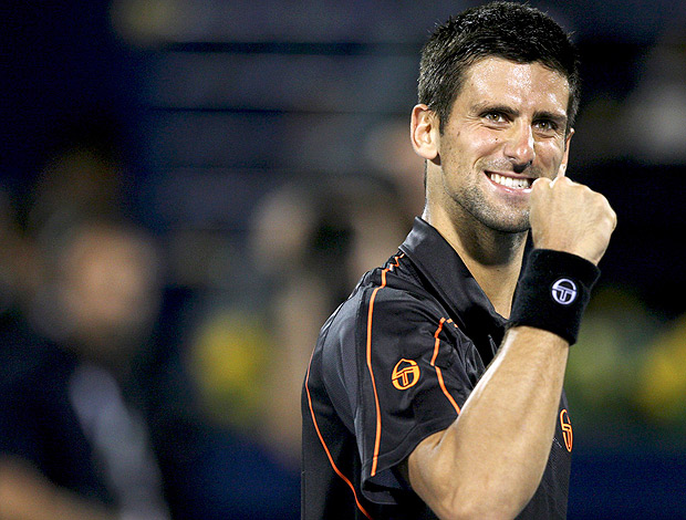 Novak Djokovic tênis Dubai final (Foto: Reuters)