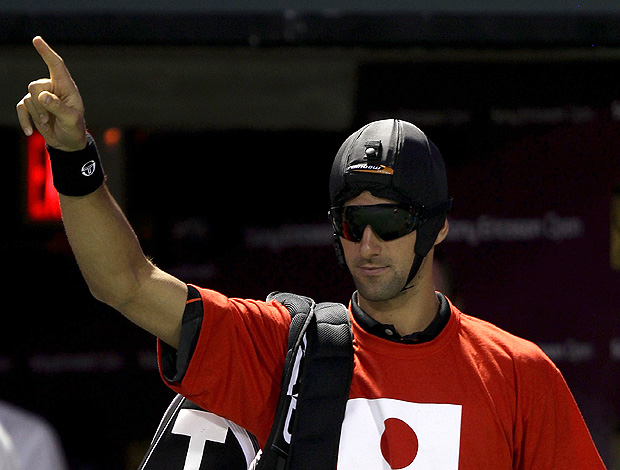Novak Djokovic tênis Miami 2r piloto (Foto: Getty Images)