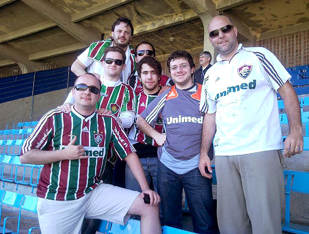 torcida Fluruguai no estádio (Foto: Divulgação)