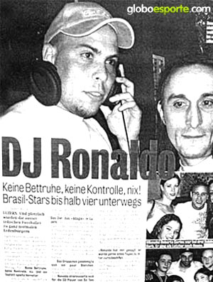 Ronaldo capa de jornal DJ (Foto: Thiago Lavinas / GLOBOESPORTE.COM)
