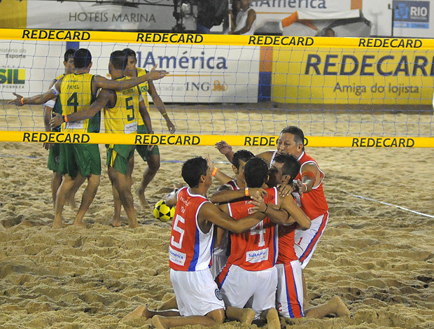 paraguai campeão mundial de futevolei (Foto: André Durão/Globoesporte.com)