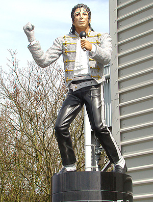 Fulham estátua Michael Jackson (Foto: Felipe Rocha / Globoesporte.com)