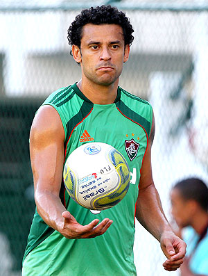 Fred no treino do Fluminense (Foto: Ivo Gonzalez / Agência O Globo)