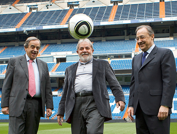 Lula visita o Real Madrid (Foto: Getty Images)