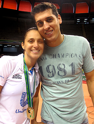 'É maravilhoso ser o casal campeão' (Danielle Rocha / Globoesporte.com)